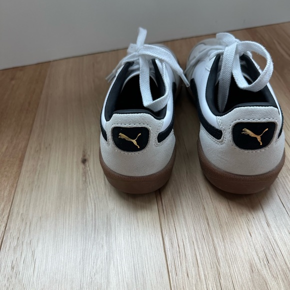 Puma Palermo White and Black Sneakers - Picture 4 of 5
